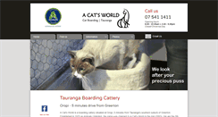 Desktop Screenshot of acatsworld.co.nz
